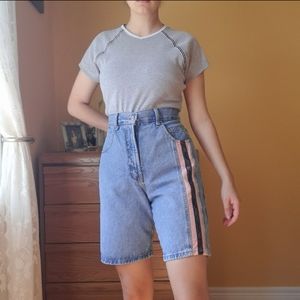 Vintage Blue Mom Shorts